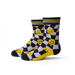 Two Left Feet- Kids Socks-- "Check Mate"